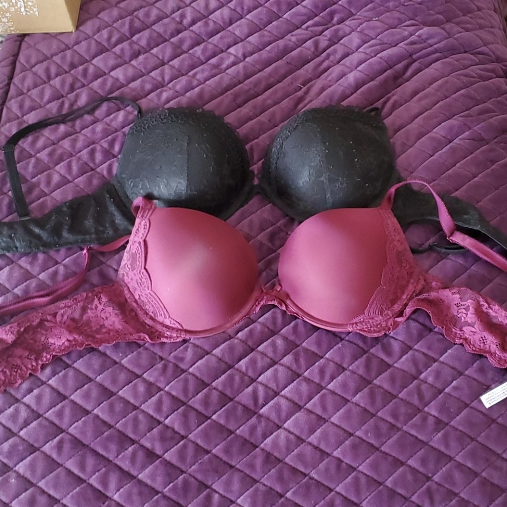 2 sexy push up bras VS 36C